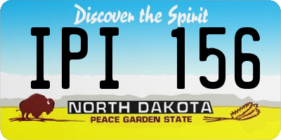 ND license plate IPI156