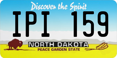 ND license plate IPI159