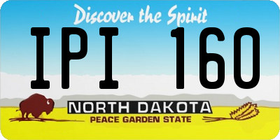 ND license plate IPI160