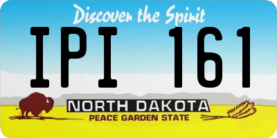 ND license plate IPI161