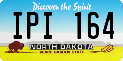 ND license plate IPI164