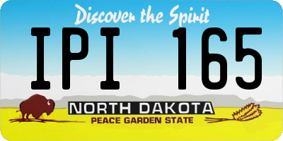 ND license plate IPI165