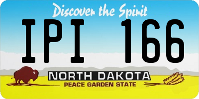 ND license plate IPI166