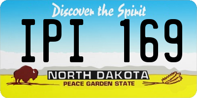 ND license plate IPI169