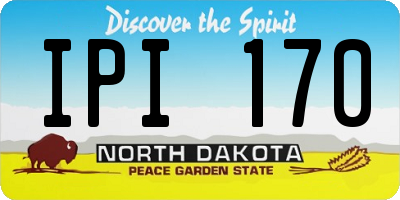ND license plate IPI170