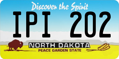 ND license plate IPI202