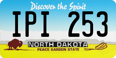 ND license plate IPI253