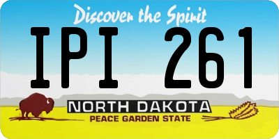 ND license plate IPI261