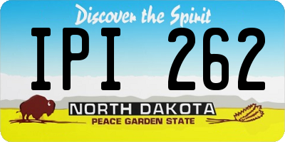 ND license plate IPI262