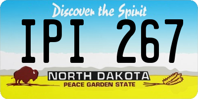 ND license plate IPI267