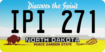 ND license plate IPI271