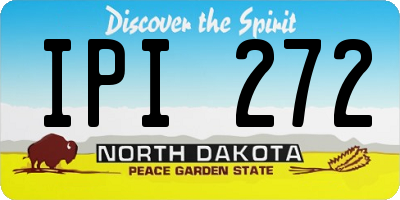 ND license plate IPI272