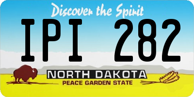 ND license plate IPI282