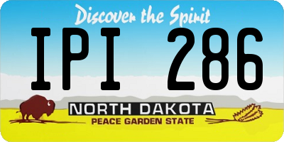 ND license plate IPI286