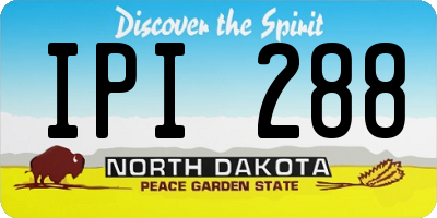 ND license plate IPI288