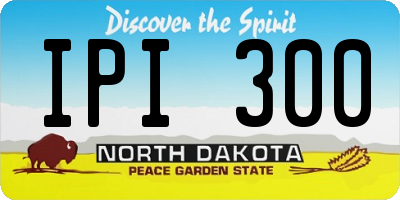 ND license plate IPI300