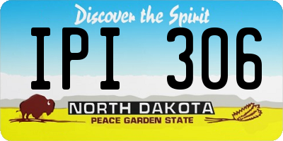 ND license plate IPI306