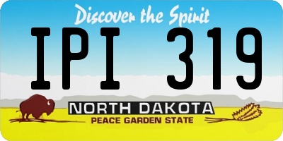 ND license plate IPI319