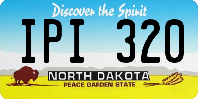 ND license plate IPI320