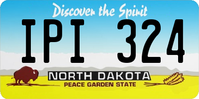 ND license plate IPI324