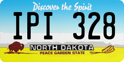 ND license plate IPI328