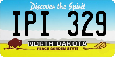 ND license plate IPI329
