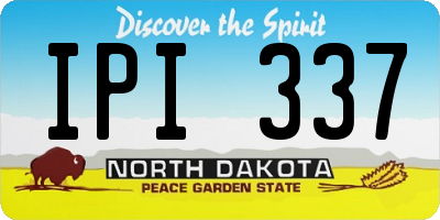 ND license plate IPI337