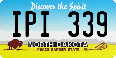 ND license plate IPI339