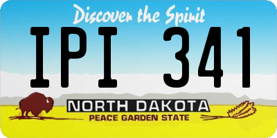ND license plate IPI341