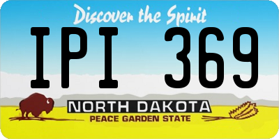ND license plate IPI369