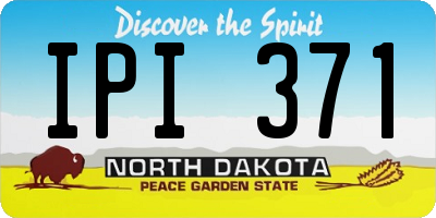 ND license plate IPI371