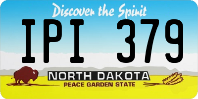 ND license plate IPI379