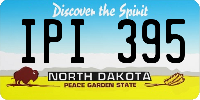 ND license plate IPI395