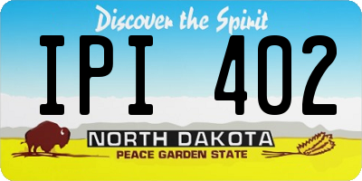 ND license plate IPI402