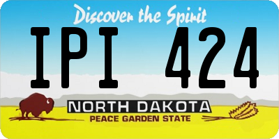 ND license plate IPI424