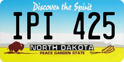 ND license plate IPI425