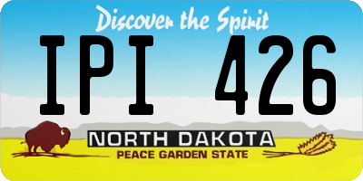 ND license plate IPI426