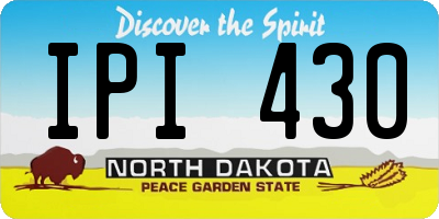 ND license plate IPI430