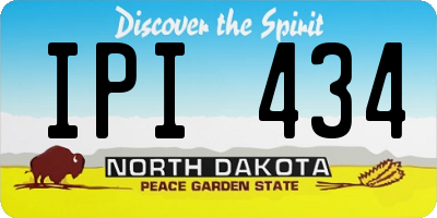 ND license plate IPI434
