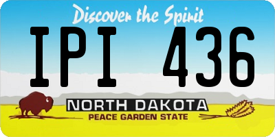 ND license plate IPI436