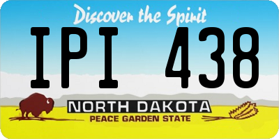ND license plate IPI438