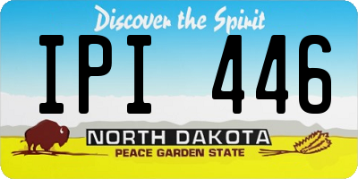 ND license plate IPI446