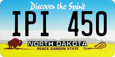 ND license plate IPI450