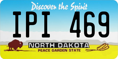 ND license plate IPI469