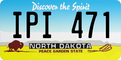 ND license plate IPI471