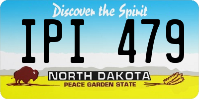 ND license plate IPI479