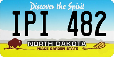 ND license plate IPI482