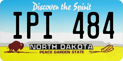 ND license plate IPI484