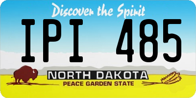 ND license plate IPI485