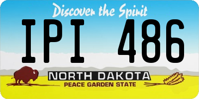 ND license plate IPI486